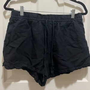 - FREE with bundle of 1+ other item - Black H&M Linen shorts